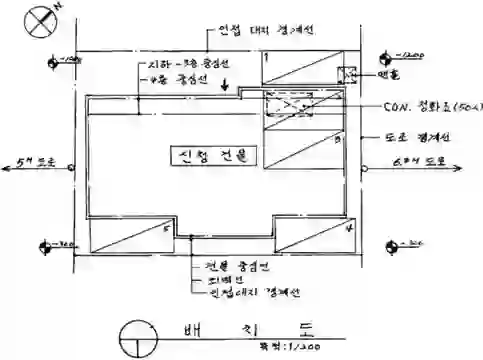 홍암두올맨션 배치도 이미지
